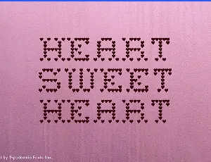 Heart Sweet Heart font