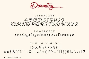 Dimmitry font