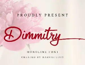 Dimmitry font