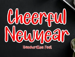 Cheerful Newyear font