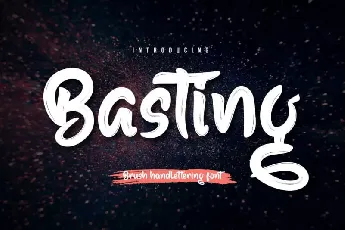 Basting Script font