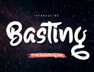 Basting Script font