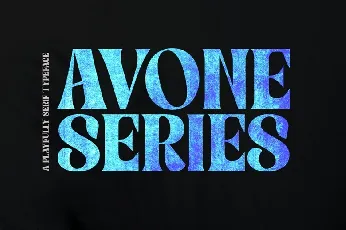 Avone Series font