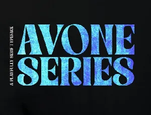 Avone Series font