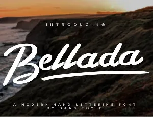 Bellada Script Free font