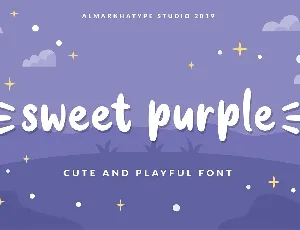 Sweet Purple font