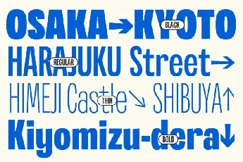 SG Mikura Family font