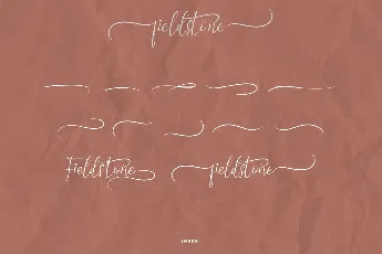 Fieldstone Demo font