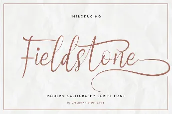 Fieldstone Demo font