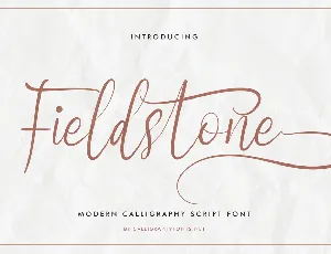 Fieldstone Demo font