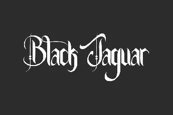 Black Jaguar Demo font