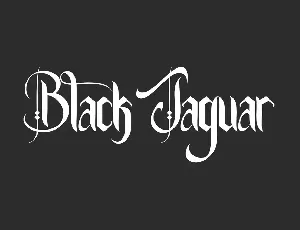 Black Jaguar Demo font