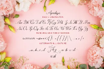 Aprilliya script font