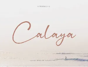 Calaya font