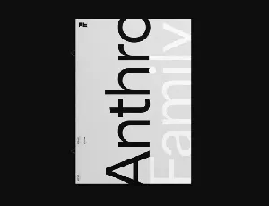 Anthro Family font