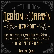 Legion of Darwin font