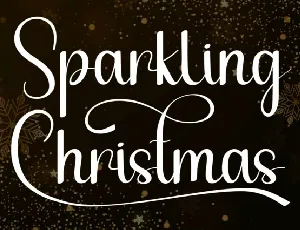 Sparkling Christmas Script font