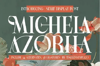 Michela Azorha Serif font