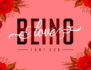 Being Love Duo font