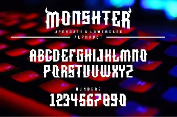 Monshter font