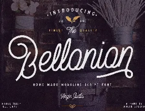 Bellonion DEMO Version font