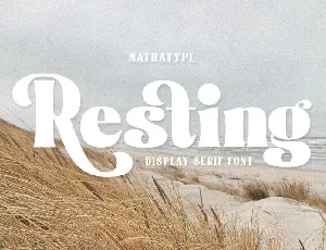 Resting font