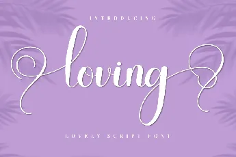 Loving font