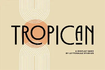 Tropican Sans Serif font