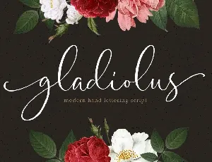 Gladiolus font