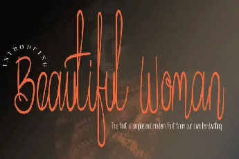 Beautiful Woman font