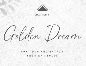 Golden Dream Script font