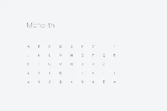 Monolith Sans font