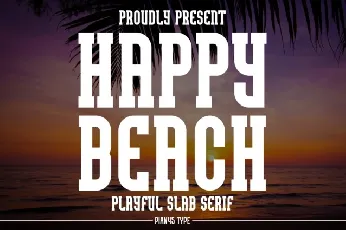 Happy Beach font