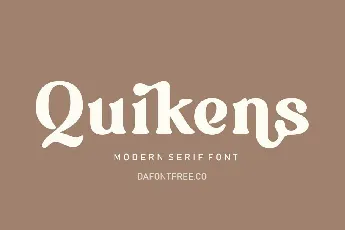 Quikens font