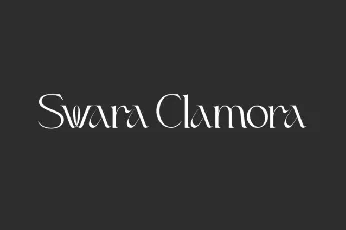 Swara Clamora font