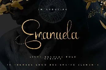 Emanuela Script Free font