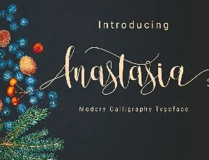 Anastasia Script Free font