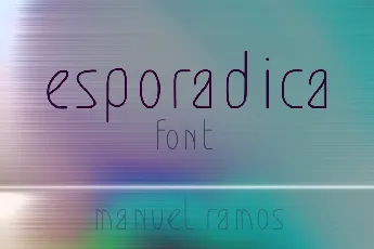 Esporadica font