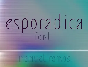 Esporadica font