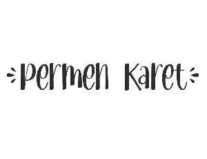 Permen Karet font