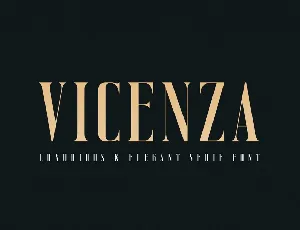 Vicenza font