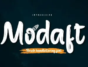 Modaft Script font