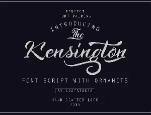 Kensington Calligraphy font