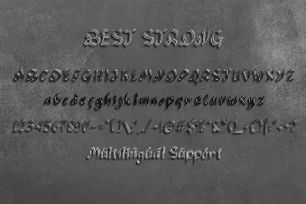 Best Strong font