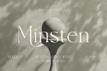 Minsten Script font