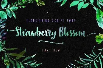 Strawberry Blossom Free font