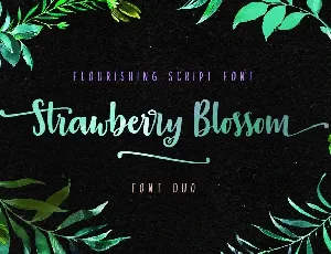 Strawberry Blossom Free font