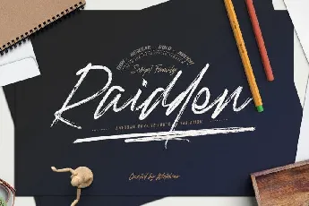 Raidden Script Family font