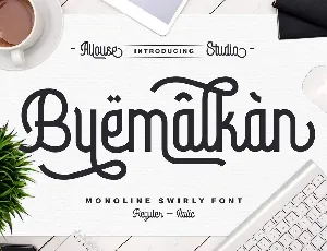 Byemalkan font