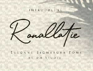 Ronallatie font